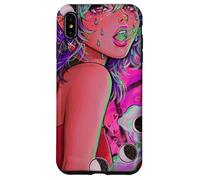La sua evocazione Demone Ragazza Vaporwave Fasi Lunari Gotico Custodia per iPhone XS Max