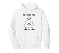 La Sua Fine Im Fine Coffee Capybara Felpa con Cappuccio