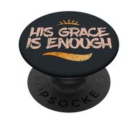 La sua grazia è abbastanza - Celebra l'amore di Cristo PopSockets PopGrip Adesivo
