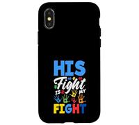 La sua lotta è la consapevolezza dell'autismo nella mia lotta Custodia per iPhone X/XS