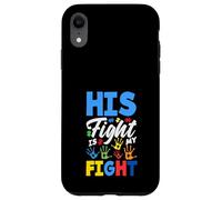 La sua lotta è la consapevolezza dell'autismo nella mia lotta Custodia per iPhone XR