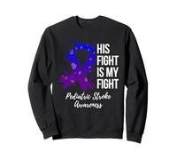 La Sua Lotta è la consapevolezza dell'ictus pediatrico Felpa