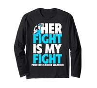 La Sua Lotta è la mia Lotta Contro Il Cancro alla prostata Maglia a Manica