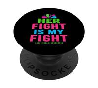 La sua lotta è la mia lotta contro le malattie rare - Giornata delle malattie rare 2026 PopSockets PopGrip Adesivo