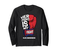 La Sua Lotta è la mia Lotta Hypoplastic Left Heart HLHS Survivor Maglia a Manica