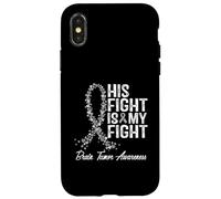 La sua lotta è la mia lotta per la consapevolezza del tumore al cervello Custodia per iPhone X/XS