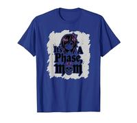 La Sua Non Una Fase Mamma Anziano Emo Gotico Ribelle Nostalgia Maglietta, Uomo, Blu Reale, M