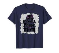 La Sua Non Una Fase Mamma Anziano Emo Gotico Ribelle Nostalgia Maglietta, Uomo, Navy, M