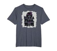 La Sua Non Una Fase Mamma Anziano Emo Gotico Ribelle Nostalgia Maglietta, Uomo Taglie Grandi, Pervinca, 6X Tall
