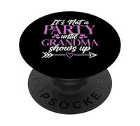 La sua non una festa fino a quando la nonna si presenta nonna PopSockets PopGrip Adesivo