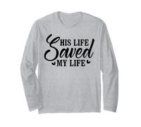 La Sua Vita Mi ha Salvato la Vita cristiani Uomini Donne fedeli benedetti Maglia a Manica