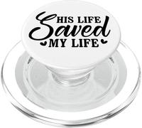 La sua vita mi ha salvato la vita cristiani uomini donne fedeli benedetti PopSockets PopGrip per MagSafe