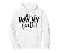 la Sua volontà a Modo Suo Uomini e Donne cristiani grati grati Felpa con Cappuccio