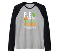 La Sudorazione dell'educazione Fisica del PE è Un Buon Deodorante è Meglio Maglia con Maniche Raglan