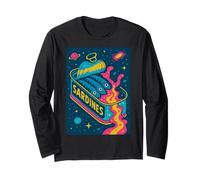 La surreale galassia cosmica delle sardine spaziali può essere divertente Maglia a Manica