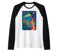 La surreale galassia cosmica delle sardine spaziali può essere divertente Maglia con Maniche Raglan