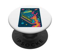 La surreale galassia cosmica delle sardine spaziali può essere divertente PopSockets PopGrip Adesivo