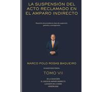 La suspensión del acto reclamado en el amparo indirecto