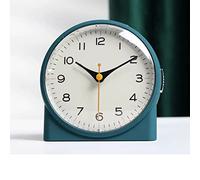 la sveglia, Orologio piccolo super silenzioso da 4 pollici senza ticchettio con(Blue)
