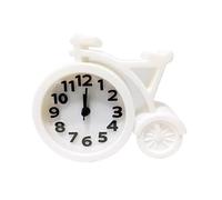 la sveglia, Sveglia creativa for studenti, a forma di bicicletta, silenziosa(White)