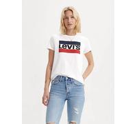 La T shirt Perfect con stampa Bianco / White levi > all
