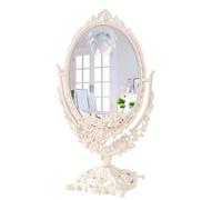 La Tabella ha rispecchiato il doppio lato rispecchiato di forma ovale il trucco rispecchiato retro di rotazione rispecchiato cosmetico rispecchiato