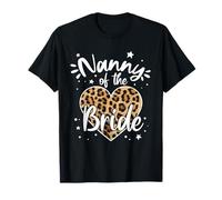 La Tata della Sposa Ho Amato Il Suo Primo Simpatico Cuore Leopardato Maglietta