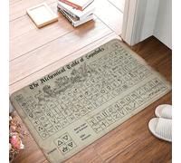 La Tavola Alchemica Dei Simboli Tappeto Ingresso Casa Antiscivolo Tappetini Porta Dingresso Divertenti Tappeti D'Ingresso Per Terrazzo Balcone Camera Letto 40X60 Cm