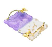 La Tavolozza di Colori Misti per Nail Art Bonbela Impedisce lo Scivolamento del Tabellone dei Colori del Gel per Unghie Semitrasparente (Viola)