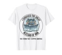 La Tempesta Che ha fermato l'America 1888 Storica Blizzard Maglietta