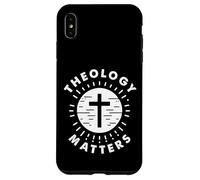 La teologia conta Gesù Croce Filosofo moderno Custodia per iPhone XS Max