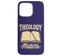 La teologia conta la citazione divertente dei credenti cristiani riformati Custodia per iPhone 15 Pro Max