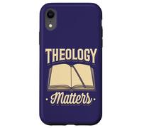 La teologia conta la citazione divertente dei credenti cristiani riformati Custodia per iPhone XR