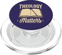La teologia conta la citazione divertente dei credenti cristiani riformati PopSockets PopGrip per MagSafe