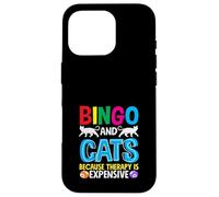 La terapia del bingo e dei gatti è un giocatore di bingo costoso Custodia per iPhone 16 Pro