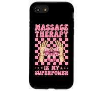 La terapia di massaggio è la mia ragazza del massaggiatore superpotente Custodia per iPhone SE (2020) / 7/8