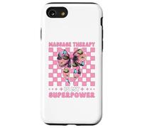 La terapia di massaggio è la mia ragazza del massaggiatore superpotente Custodia per iPhone SE (2020) / 7/8