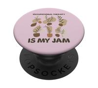 La terapia occupazionale è la mia marmellata Boho Floral PopSockets PopGrip Adesivo