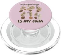 La terapia occupazionale è la mia marmellata Boho Floral PopSockets PopGrip per MagSafe