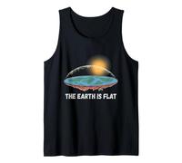 La Terra è Piatta Divertente Teoria della Scienza Meme Canotta