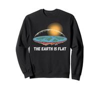 La Terra è Piatta Divertente Teoria della Scienza Meme Felpa
