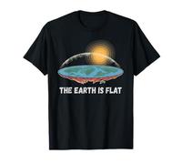 La Terra è Piatta Divertente Teoria della Scienza Meme Maglietta
