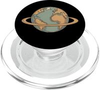 La Terra mi ama I Love Our Planet - Dichiarazione Eco Warrior PopSockets PopGrip per MagSafe