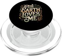 La Terra mi ama I Love Our Planet - Dichiarazione Eco Warrior PopSockets PopGrip per MagSafe