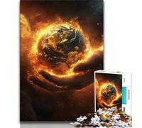 La Terra nel palmo della tua mano Puzzle per adulti 1000 pezzi Giochi di attività per famiglie difficili e stimolanti Giocattolo fai da te per decorazioni murali per la casa Regali 38x52cm