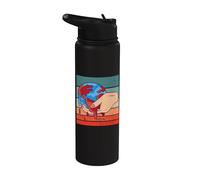 La Terra sanguina Consapevolezza ambientale Crisi terrestre Stainless Steel Insulated Water Bottle