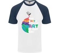 La Terra Senza Arte È Solo Una Maglietta S/S Da Baseball EH Artist Per Uomo