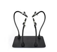 La terza mano Hot Air Gun Frame Soldering Iron Holder PCB Clip Soldering Station Heat Gun Stand Welding Tool with 3X LED Magnifier (Color : SN4AB-B)