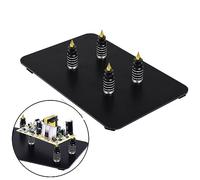 La terza mano Magnetic PCB Circuit Board Holder Flexible Arm Soldering Third Hand Welding Station Soldering Iron Stand Repair Tools (Color : N-4PCF-BK9)