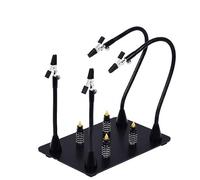 La terza mano Magnetic PCB Circuit Board Holder Flexible Arm Soldering Third Hand Welding Station Soldering Iron Stand Repair Tools (Color : N-4AB-BK9)